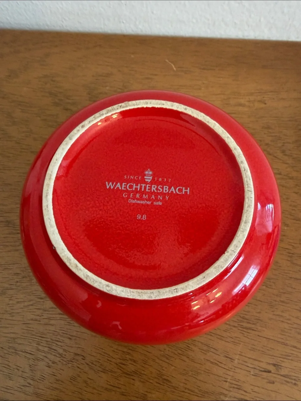 Vintage Waechtersbach Red Cat Bowl Made in Germany